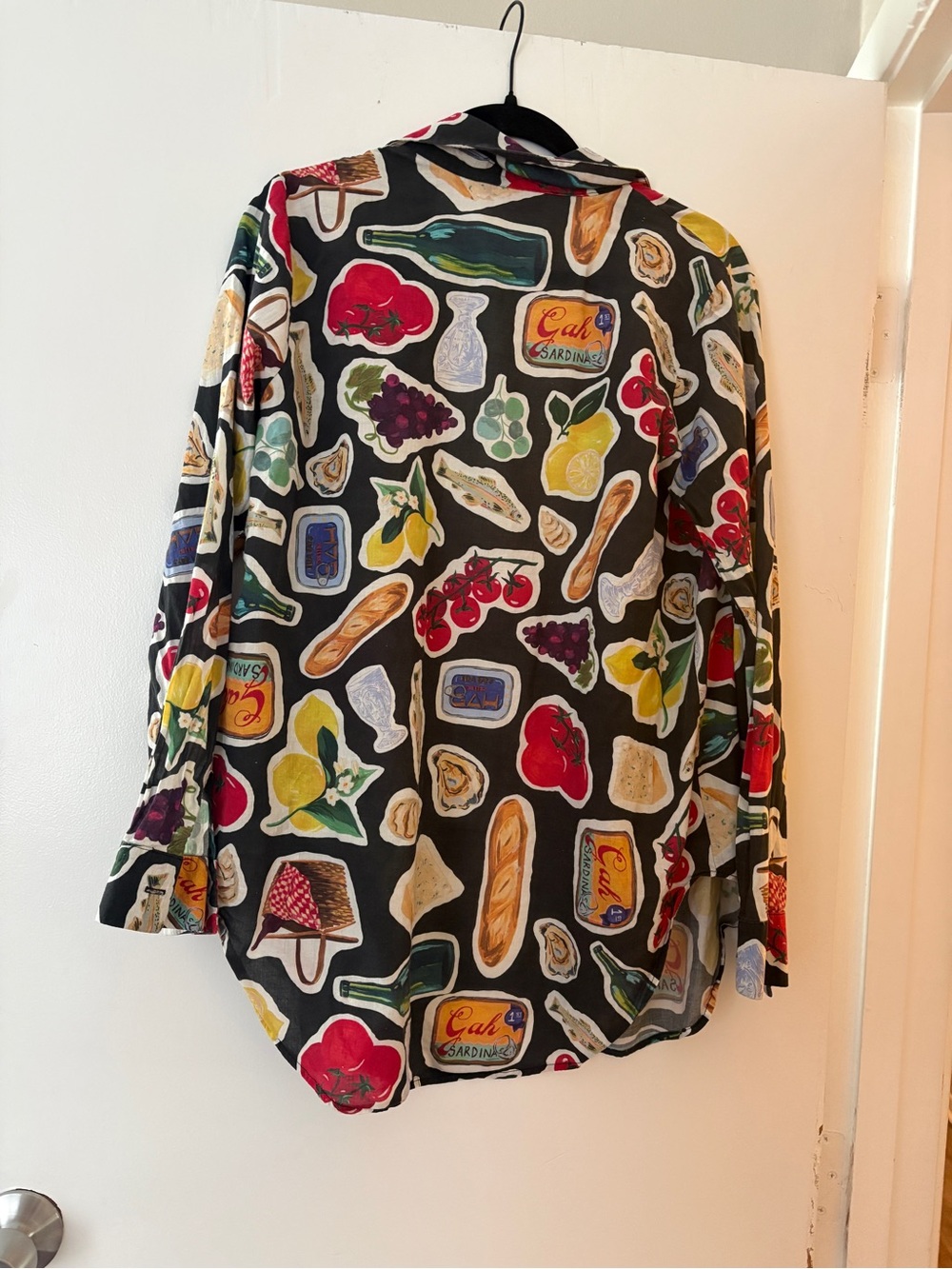 Lisa says Gah - Tessa Italian summer button down in black size M - Picture 2 of 3